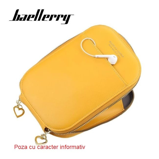Geanta Dama, Baellerry, ZX-N5573, Roz, 21x13x2.5 cm [6]