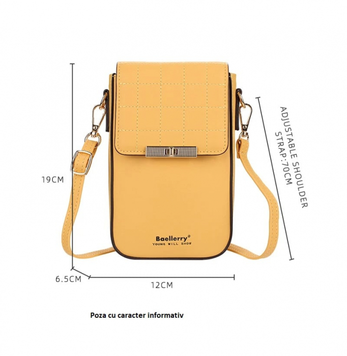 Geanta Dama, Baellerry, ZX-N8612 ,Negru, 19X12X6.5cm [5]
