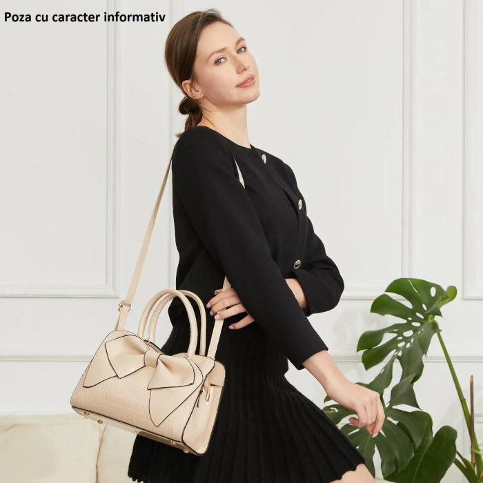 Geanta dama Copenhaga, 893, Negru, 30x20x13 cm [3]