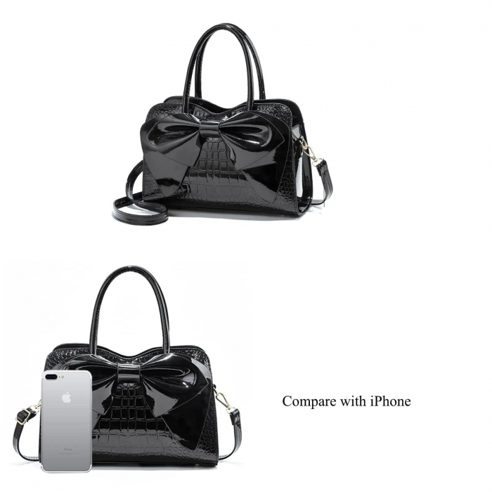 Geanta dama Copenhaga, 893, Negru, 30x20x13 cm [8]
