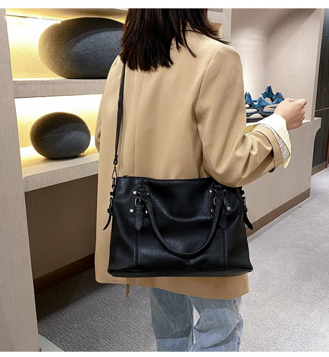Geanta dama Kariel,5041, Negru, 35x25x13 cm [5]