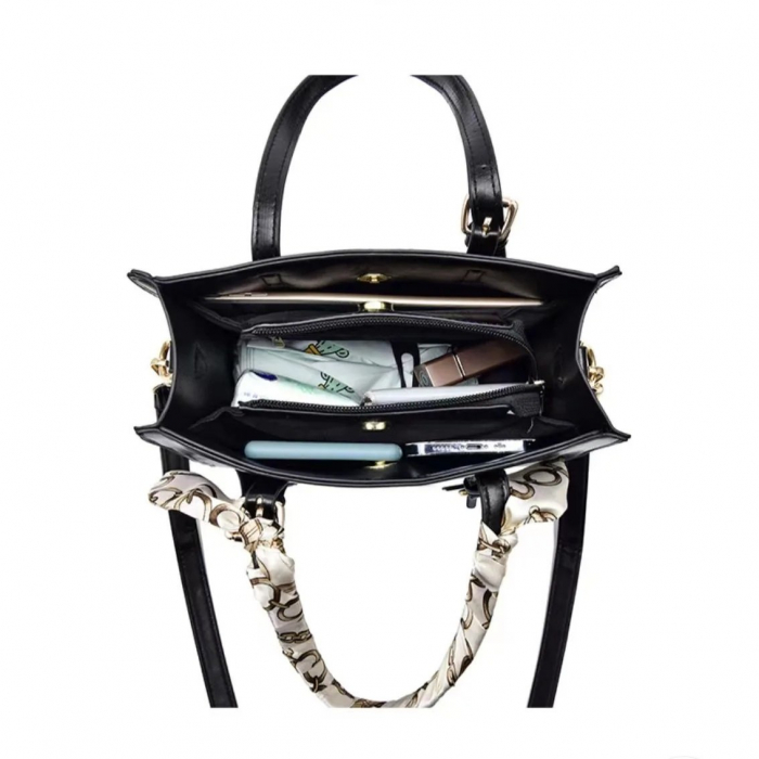 Geanta dama Ravela, 3057, Negru, 25x20x11 cm [6]