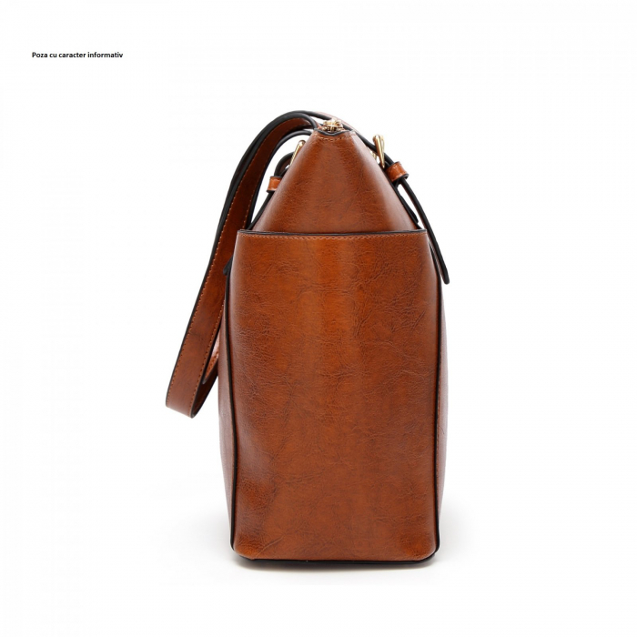 Geanta dama Valencia, 5042, Negru, 31x26x13 cm [4]