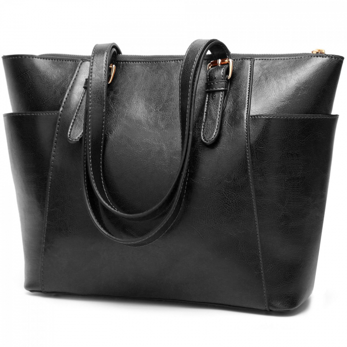 Geanta dama Valencia, 5042, Negru, 31x26x13 cm [1]