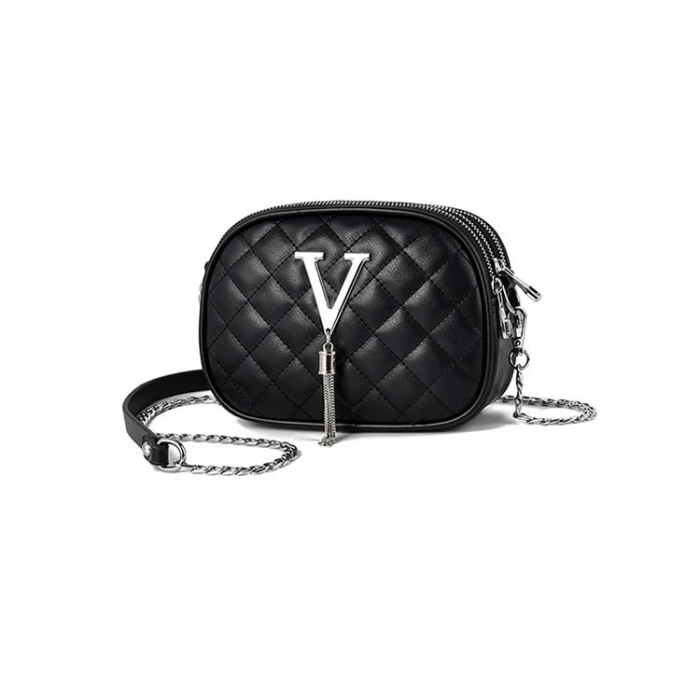 Geanta dama Vivian, GD7777, Negru, 20x15x7 cm [8]