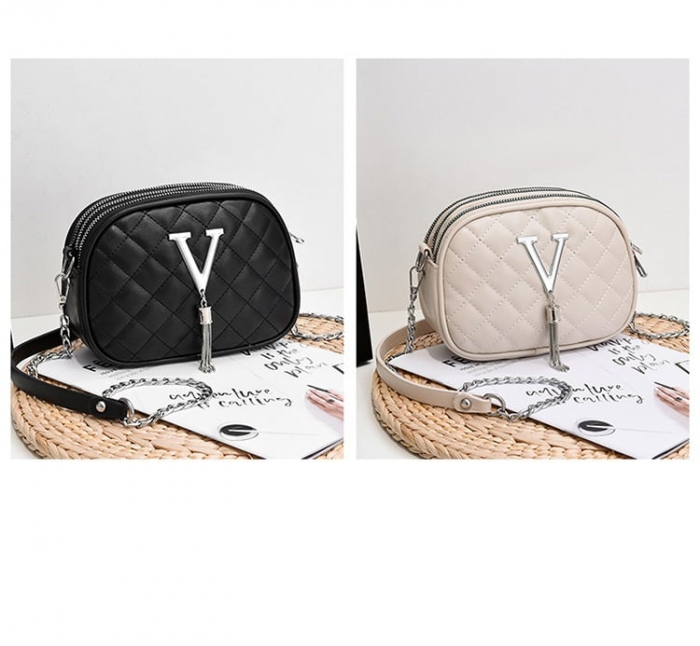 Geanta dama Vivian, GD7777, Negru, 20x15x7 cm [13]