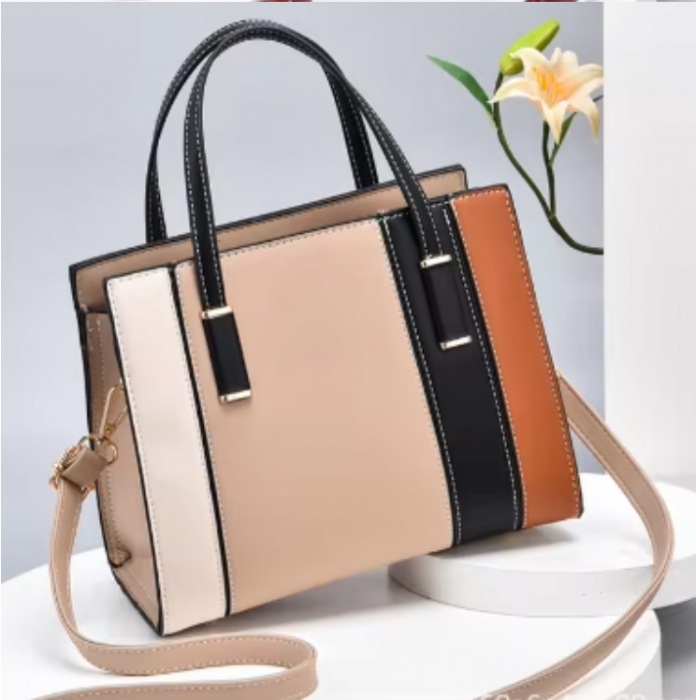 Geanta dama Zagreb 5306, Multicolor-Negru, 25x20x11 cm [1]