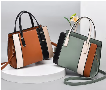 Geanta dama Zagreb 5306, Multicolor-Negru, 25x20x11 cm [2]
