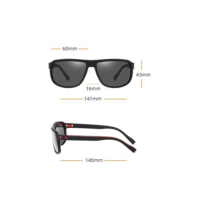 Ochelari de soare barbati AVAMSI XFT-C1742 Wayfarer, Polarizati, Gri [4]