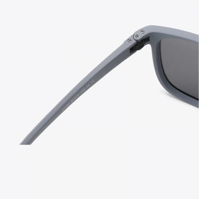 Ochelari de soare barbati Ethan XFT-C1737, Wayfarer, Polarizati, Gri [3]