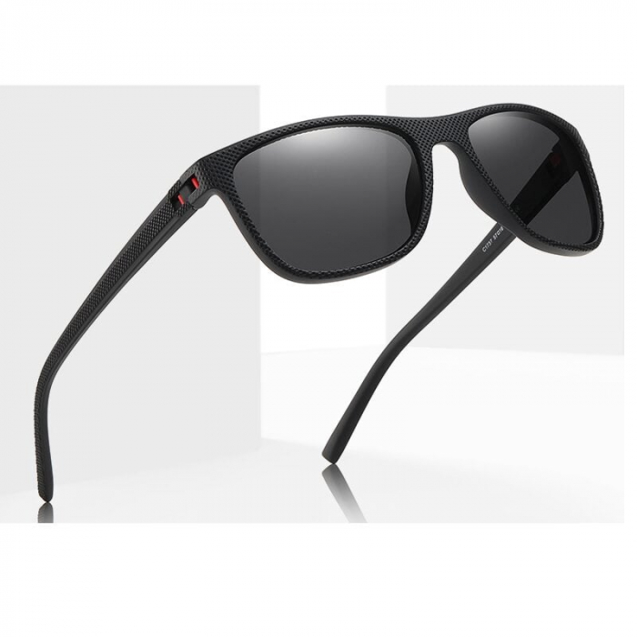 Ochelari de soare barbati Ethan, XFT-C1737, Wayfarer, Polarizati, Negru [5]