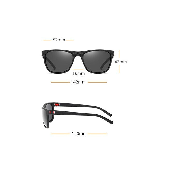 Ochelari de soare barbati Ethan XFT-C1737, Wayfarer, Polarizati, Gri [4]