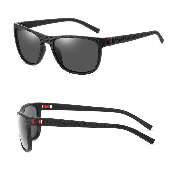 Ochelari de soare barbati Ethan XFT-C1737, Wayfarer, Polarizati, Gri [5]