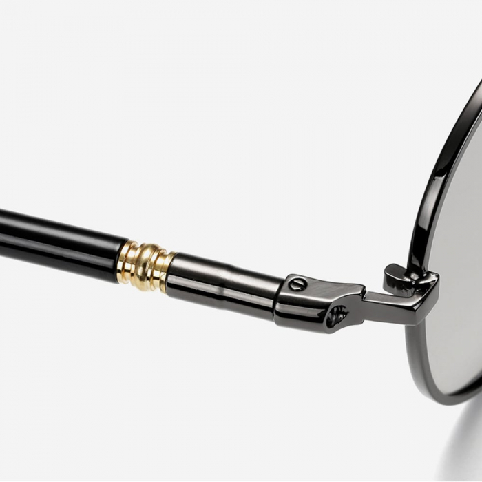 Ochelari de soare Barbati, Polarizati, Protectie UV, Sindre 1099 Aviator, Negru [3]