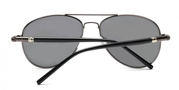 Ochelari de soare Barbati, Polarizati, Protectie UV, Sindre 1099 Aviator, Negru [7]