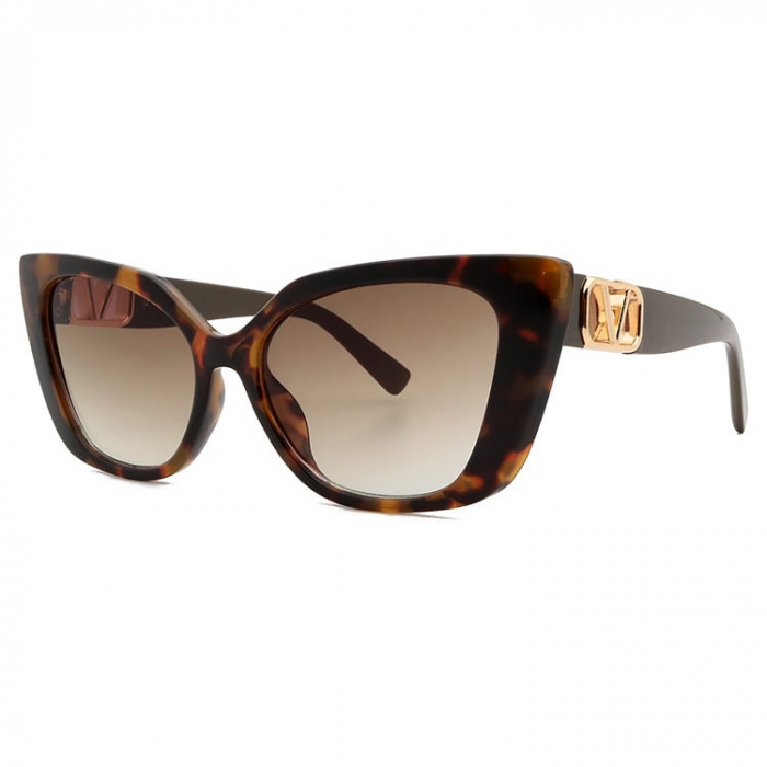 Ochelari de soare dama AVAMSI, Cat-Eye JF-2059, Maro [1]