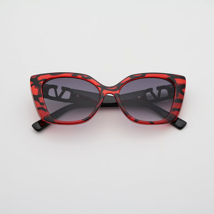 Ochelari de soare dama AVAMSI, Cat-Eye JF-2059, Rosu [2]