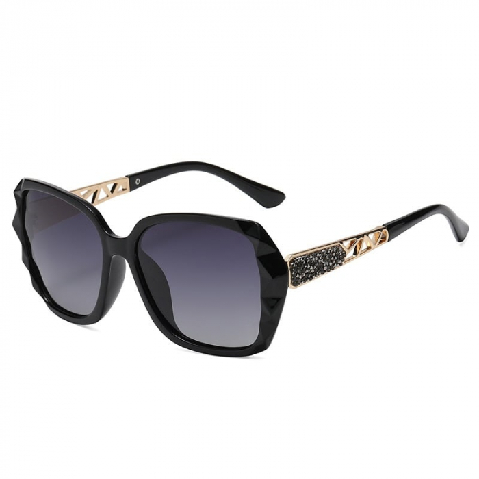 Ochelari de soare dama AVAMSI XFT-CJ2538 , Polarizati, Negru [1]