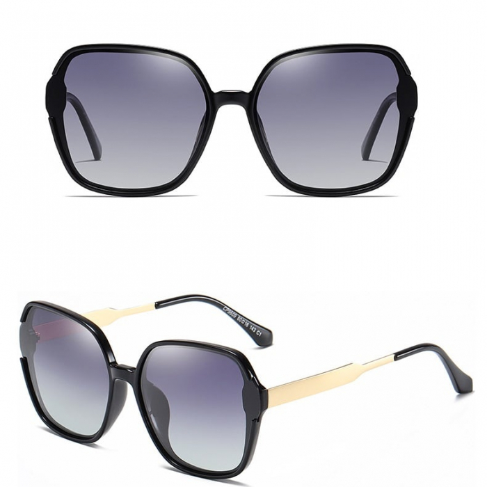 Ochelari de soare dama AVAMSI XFT-CP9609, Polarizati UV400, Negru [2]