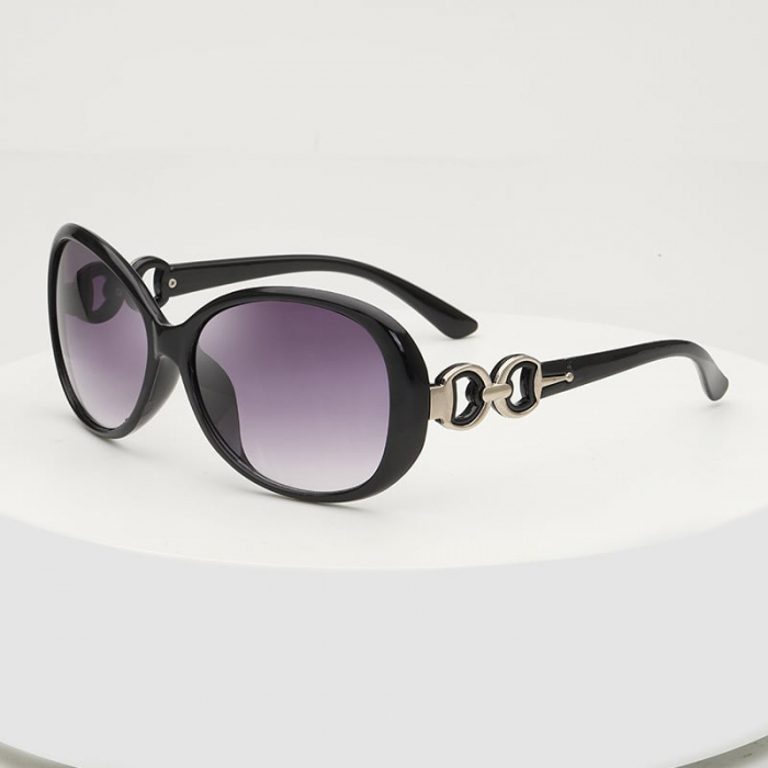 Ochelari de soare dama, Julie 4359, Protectie UV, Negru [5]