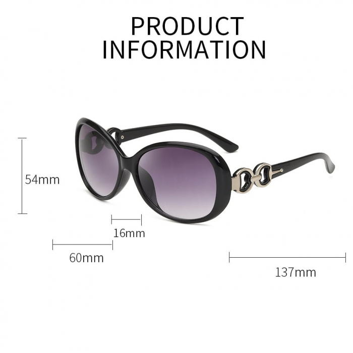 Ochelari de soare dama, Julie 4361, Protectie UV, Negru [4]