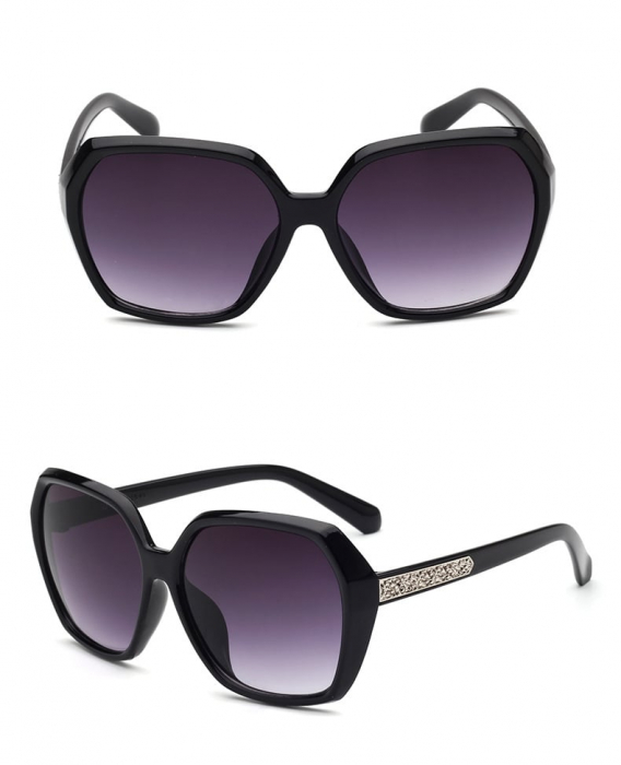 Ochelari de soare dama, Malin 2543, Protectie UV, Negru [4]