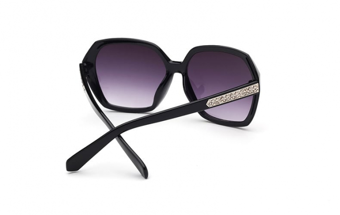 Ochelari de soare dama, Malin 2543, Protectie UV, Negru [2]