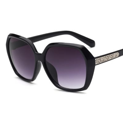 Ochelari de soare dama, Malin 2543, Protectie UV, Negru [3]