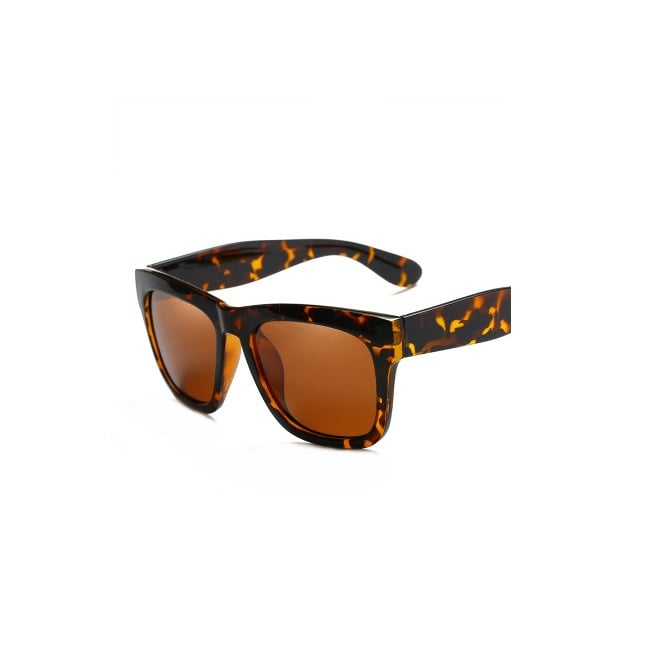 Ochelari de soare dama, Vilde 2404 Wayfarer, Polarizati,Protectie UV Maro-Leopard [4]