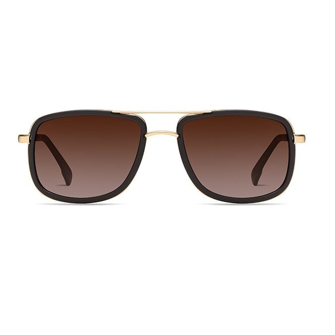 Ochelari de soare Henry XFT-C1777 Aviator, Polarizati, Maro [2]