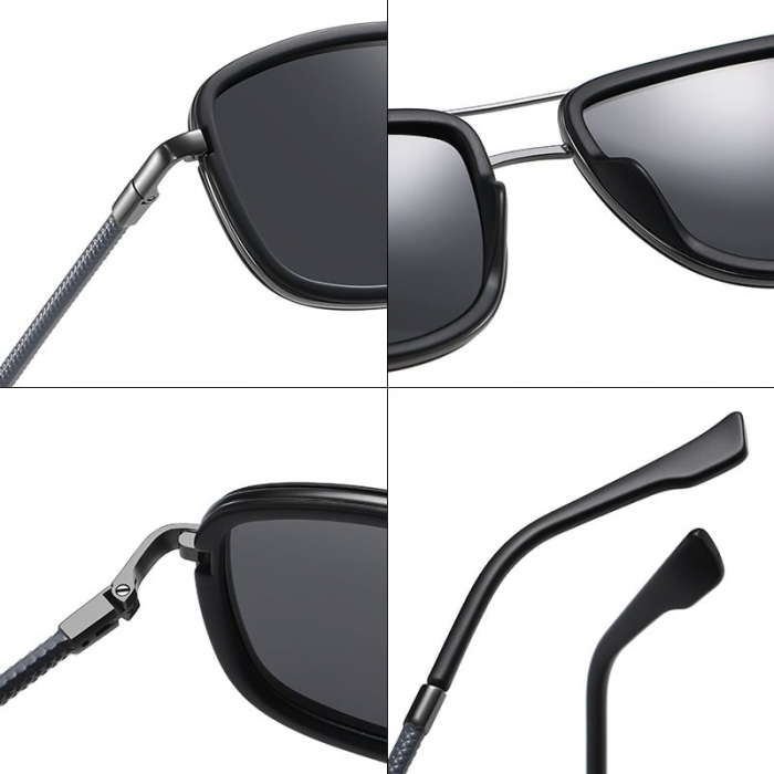 Ochelari de soare Henry XFT-C1777 Aviator, Polarizati, Maro [4]