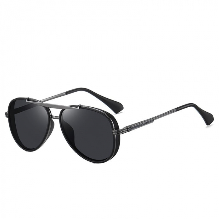 Ochelari de soare unisex AVAMSI XFT-C1788 Aviator, Polarizati, Negru [1]