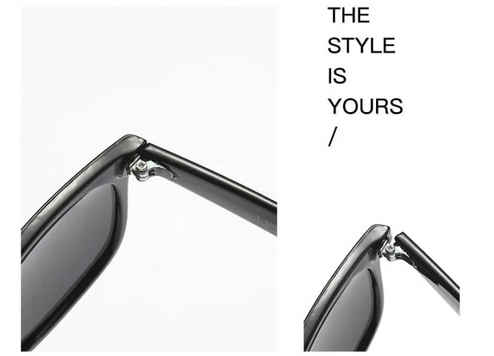 Ochelari de soare unisex Polarizati,Protectie UV,  Jonas Wayfarer, Negru [3]