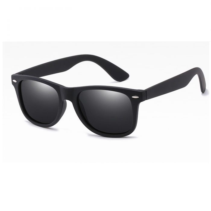 Ochelari de soare unisex Polarizati,Protectie UV,  Jonas Wayfarer, Negru [7]