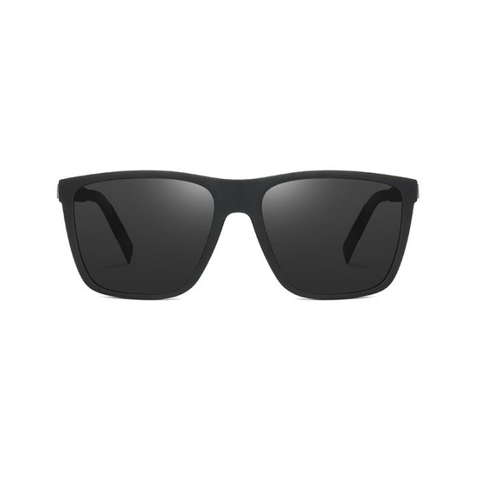Ochelari de soare unisex, Polarizati, Protectie UV, Lars 9599 Wayfarer, Negru [3]