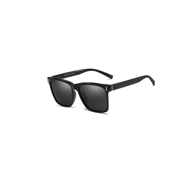 Ochelari de soare unisex Polarizati, Protectie UV, Mathias 1946 Wayfarer, Negru [1]