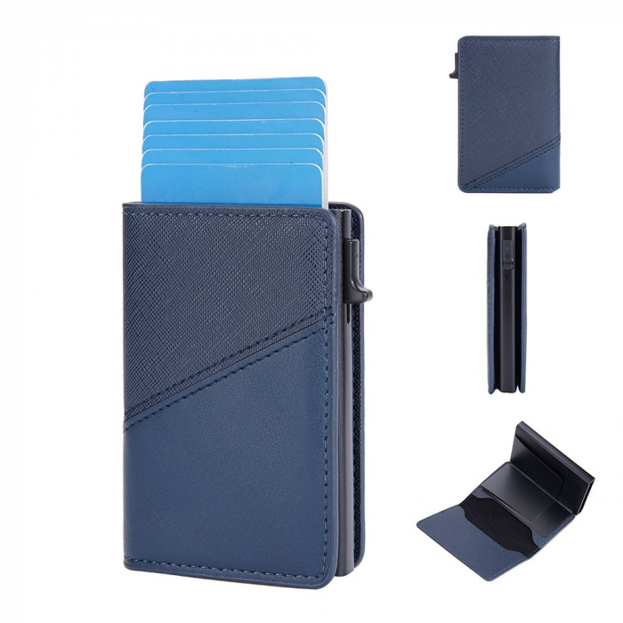 Portofel Barbati, Baellerry, ZX-9220, Negru, 10x7x2 cm [3]