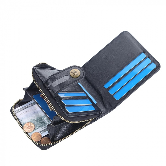 Portofel Barbati, Baellerry, ZX-9256, 12x10x2.5 cm [5]