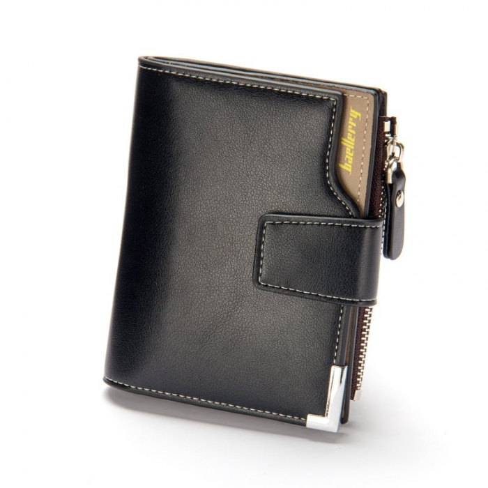 Portofel Barbati, Baellerry, ZX-A129, Negru, 12X9.5X2 cm [3]