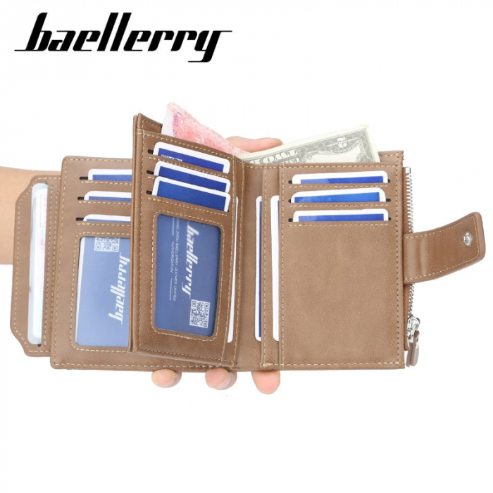 Portofel Barbati, Baellerry, ZX-D3218, Negru, 13x9.5x3 cm [6]