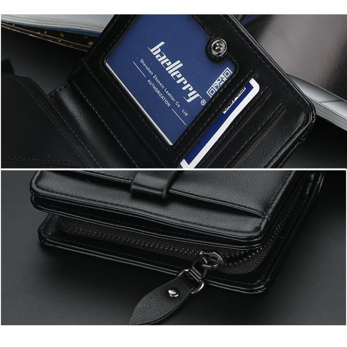 Portofel Barbati, Baellerry, ZX-D9153, 12x9.5x3.5 cm [8]