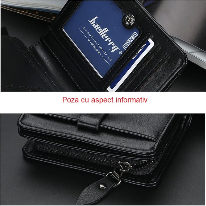 Portofel Barbati, Baellerry, ZX-D9153, 12x9.5x3.5 cm [5]