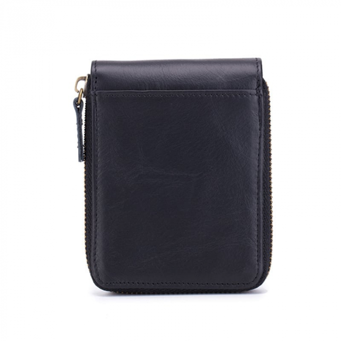 Portofel Barbati, Bullcaptain, BC-029, 11.5x9.5x2.5 cm Piele naturala [3]