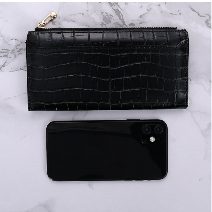 Portofel Dama, AVAMSI, KXM-C318-1, Negru, 19x10x1.5 cm [7]