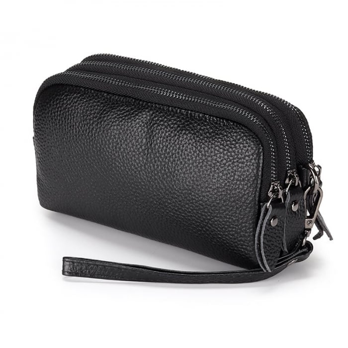 Portofel Dama, AVAMSI, YT-003, Rosu, 17x9.5x5 cm Piele naturala [8]