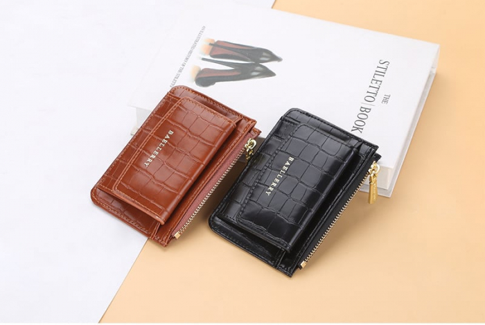 Portofel Dama, Baellerry, ZX-083, Negru, 12x8x2 cm [2]