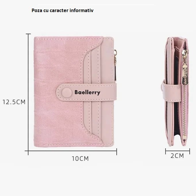 Portofel Dama, Baellerry, ZX-2363, 12.5X10X2 cm [4]