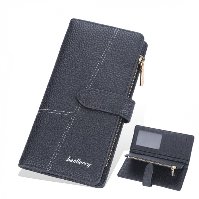 Portofel Dama, Baellerry, ZX-2367, Negru, 19x10x2 cm [3]