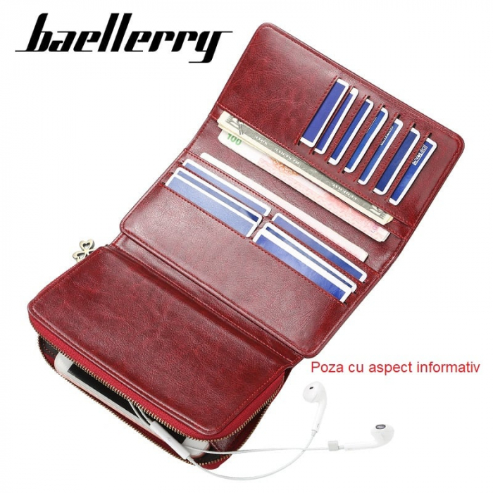 Portofel Dama, Baellerry, ZX-N1639, 19x10x3 cm [10]