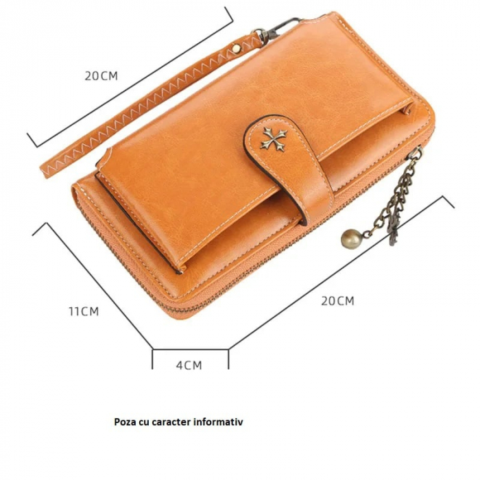 Portofel Dama, Baellerry, ZX-N1818, 20x11x4 cm [7]
